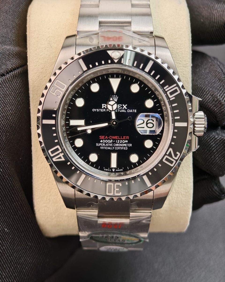Sea Dweller 126600 QF 1:1 Best Edition 904L SS Case and Bracelet JH3235 Super clone