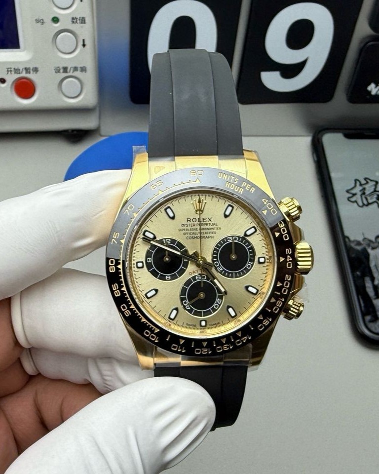 Rolex Daytona Super Clone 116518 Champagne Dial 40mm