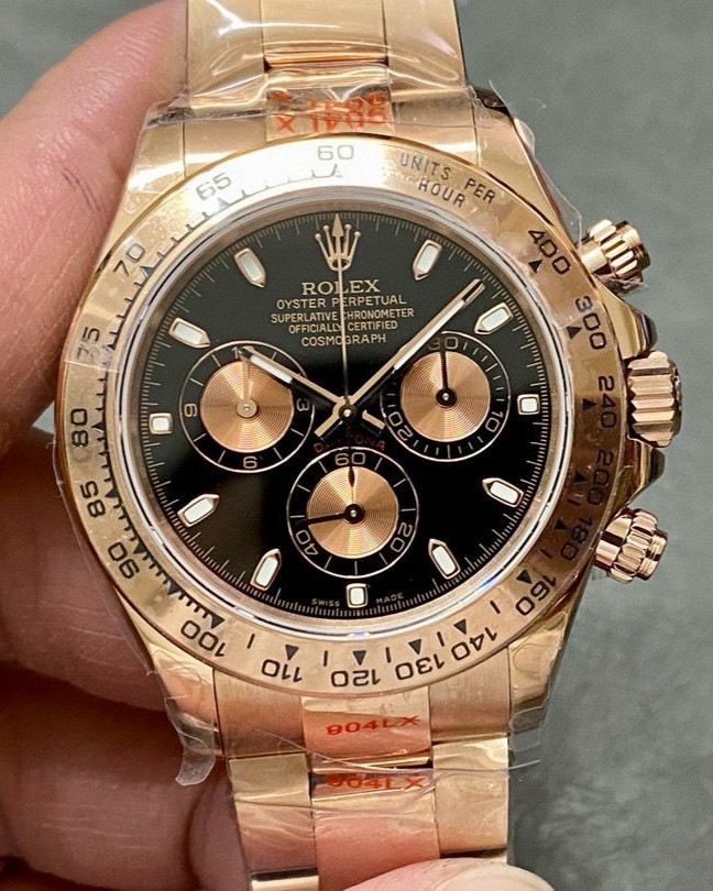 Rolex Daytona Super Clone 16528 Black Dial 40mm